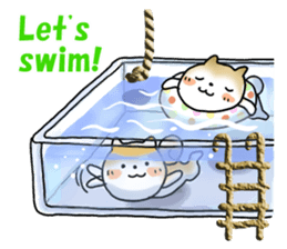 Let's join! A Japanese dog, Maru sticker #807338