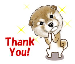 Let's join! A Japanese dog, Maru sticker #807350
