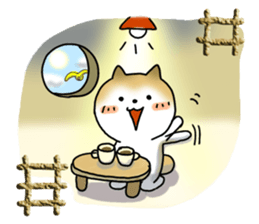 Let's join! A Japanese dog, Maru sticker #807356