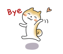 Let's join! A Japanese dog, Maru sticker #807357