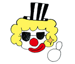 Happy clown sticker #807766