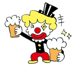 Happy clown sticker #807769