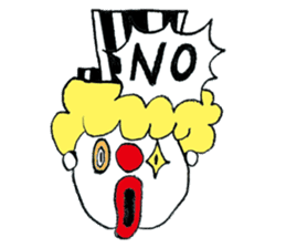 Happy clown sticker #807774
