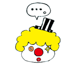 Happy clown sticker #807775