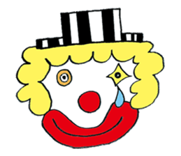 Happy clown sticker #807783