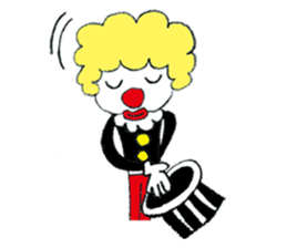 Happy clown sticker #807788