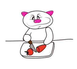 Strawberry Cat sticker #808367