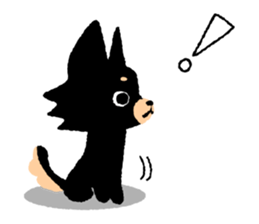 ROBO and black dogs sticker #808622