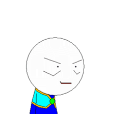 Dot-kun go it sticker #809004