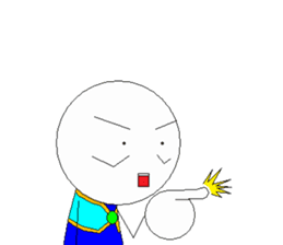 Dot-kun go it sticker #809005