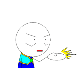 Dot-kun go it sticker #809007