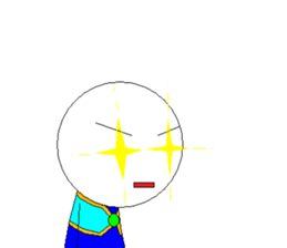 Dot-kun go it sticker #809008