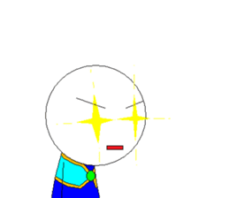 Dot-kun go it sticker #809008