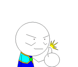 Dot-kun go it sticker #809010