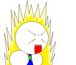 Dot-kun go it sticker #809011