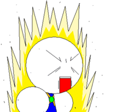 Dot-kun go it sticker #809011