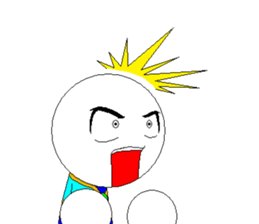 Dot-kun go it sticker #809014