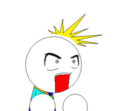 Dot-kun go it sticker #809014