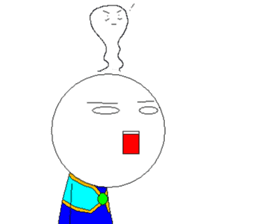 Dot-kun go it sticker #809015