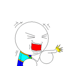 Dot-kun go it sticker #809016