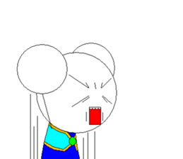 Dot-kun go it sticker #809017