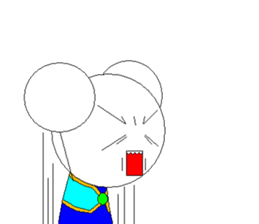 Dot-kun go it sticker #809017