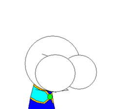 Dot-kun go it sticker #809018