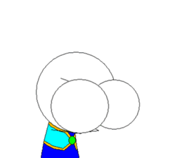 Dot-kun go it sticker #809018