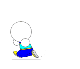 Dot-kun go it sticker #809020