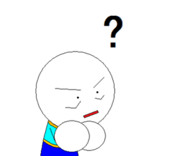 Dot-kun go it sticker #809022