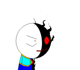 Dot-kun go it sticker #809023