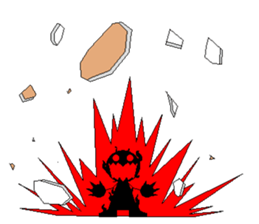 Dot-kun go it sticker #809026