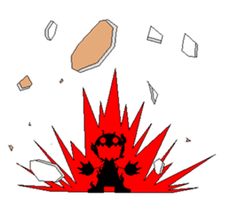 Dot-kun go it sticker #809026