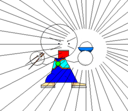 Dot-kun go it sticker #809027