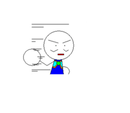 Dot-kun go it sticker #809028