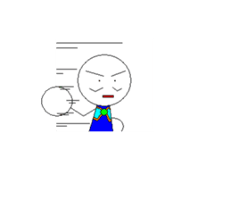 Dot-kun go it sticker #809028