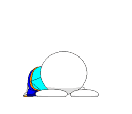 Dot-kun go it sticker #809033