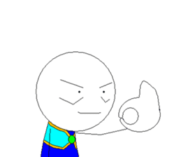 Dot-kun go it sticker #809035