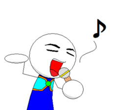 Dot-kun go it sticker #809037