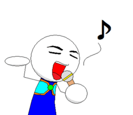 Dot-kun go it sticker #809037