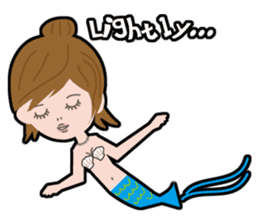 Message girl No.1 English ver. sticker #809815