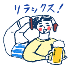 Satoshi's happy characters vol.14 sticker #809930