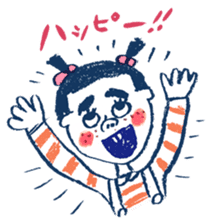 Satoshi's happy characters vol.14 sticker #809954