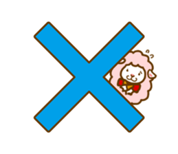 Dossey of sheep sticker #811401