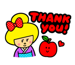 KOKESHI GIRL (English version) sticker #811559