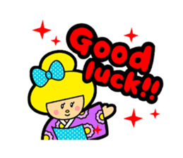 KOKESHI GIRL (English version) sticker #811562