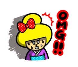 KOKESHI GIRL (English version) sticker #811565