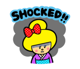 KOKESHI GIRL (English version) sticker #811566