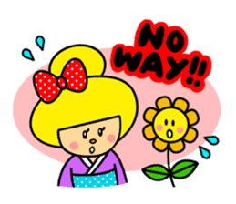 KOKESHI GIRL (English version) sticker #811567