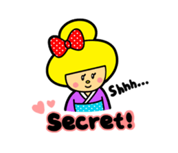 KOKESHI GIRL (English version) sticker #811570